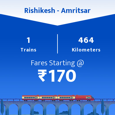 Rishikesh To Amritsar Trains